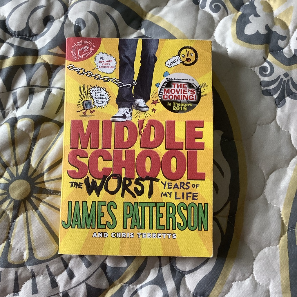 3/$15 James Patterson Middle School The Worst Years Of My Life Softcover Book